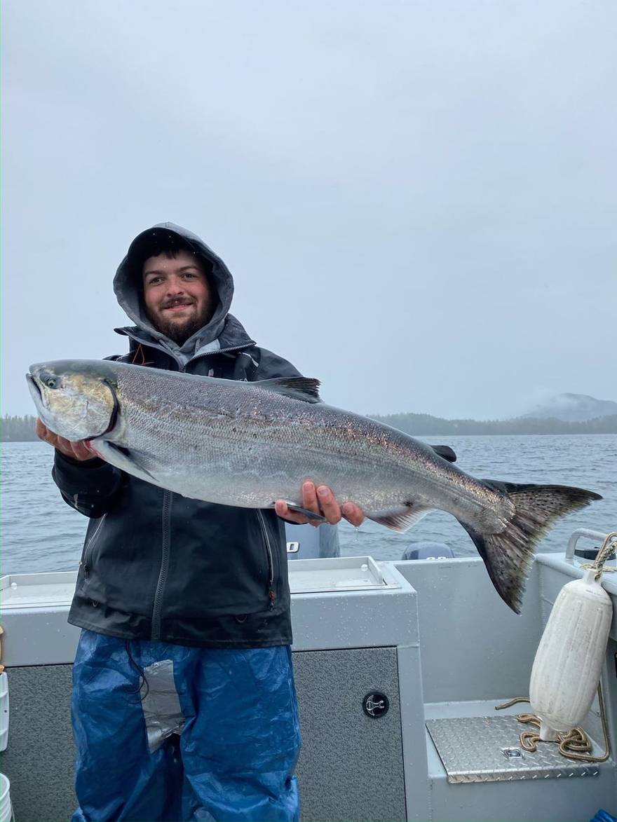 Fresh Alaska king salmon caught aboard the M/V Desperado
