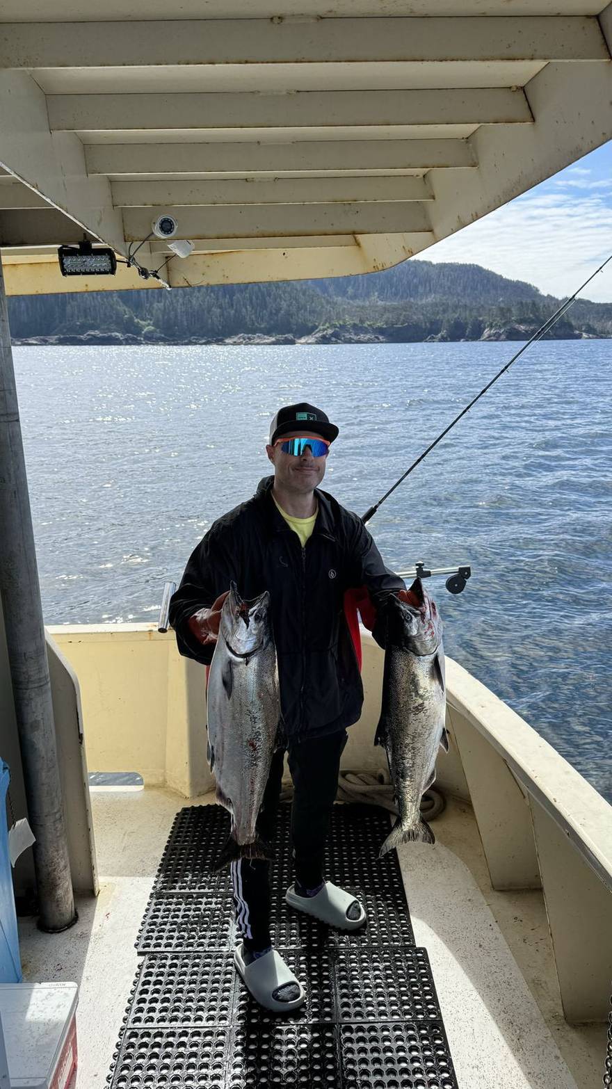 Fishing and hunting moments aboard Alaskan Outlaw Adventures in Sitka, Alaska