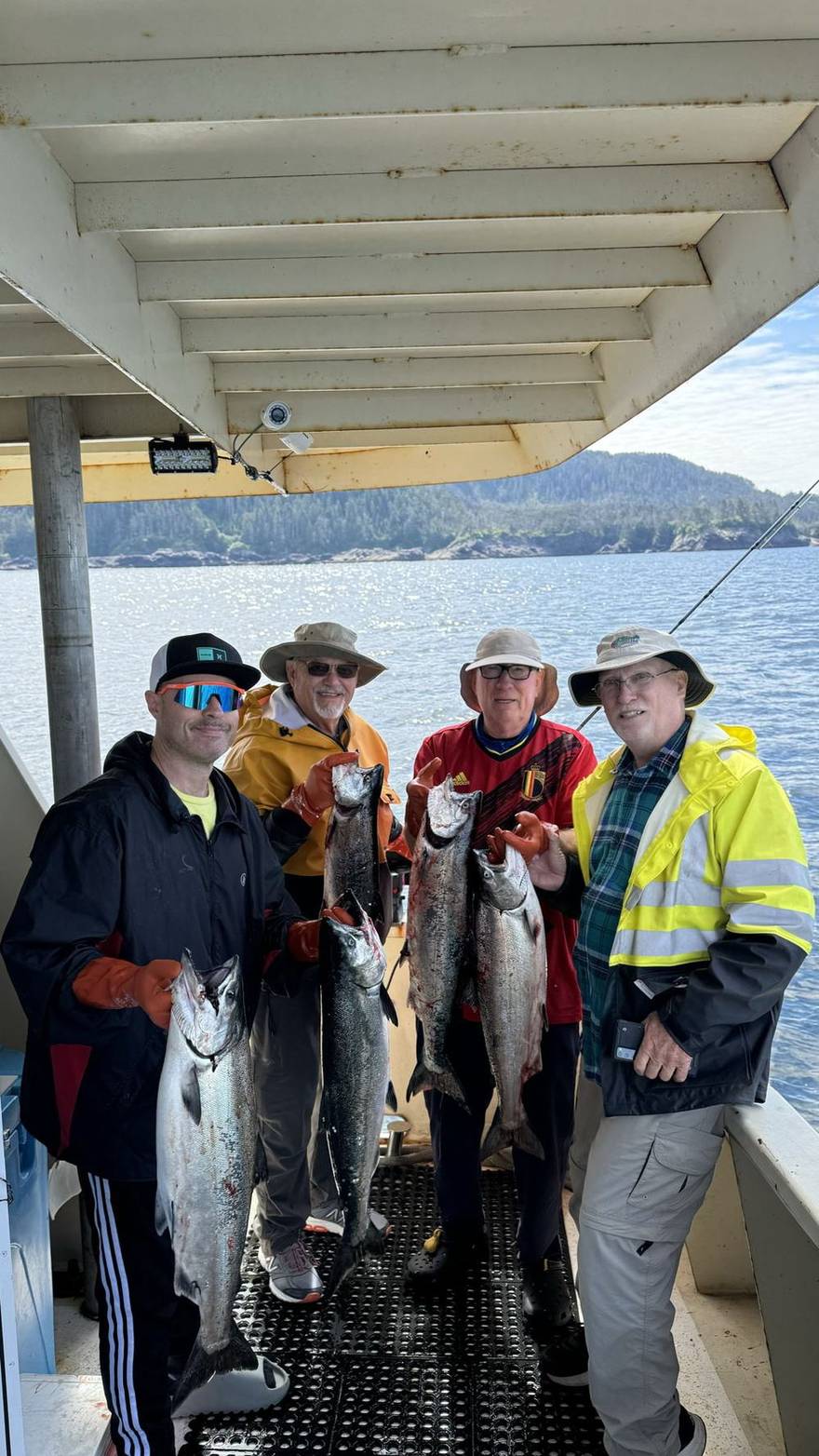 Fishing and hunting moments aboard Alaskan Outlaw Adventures in Sitka, Alaska